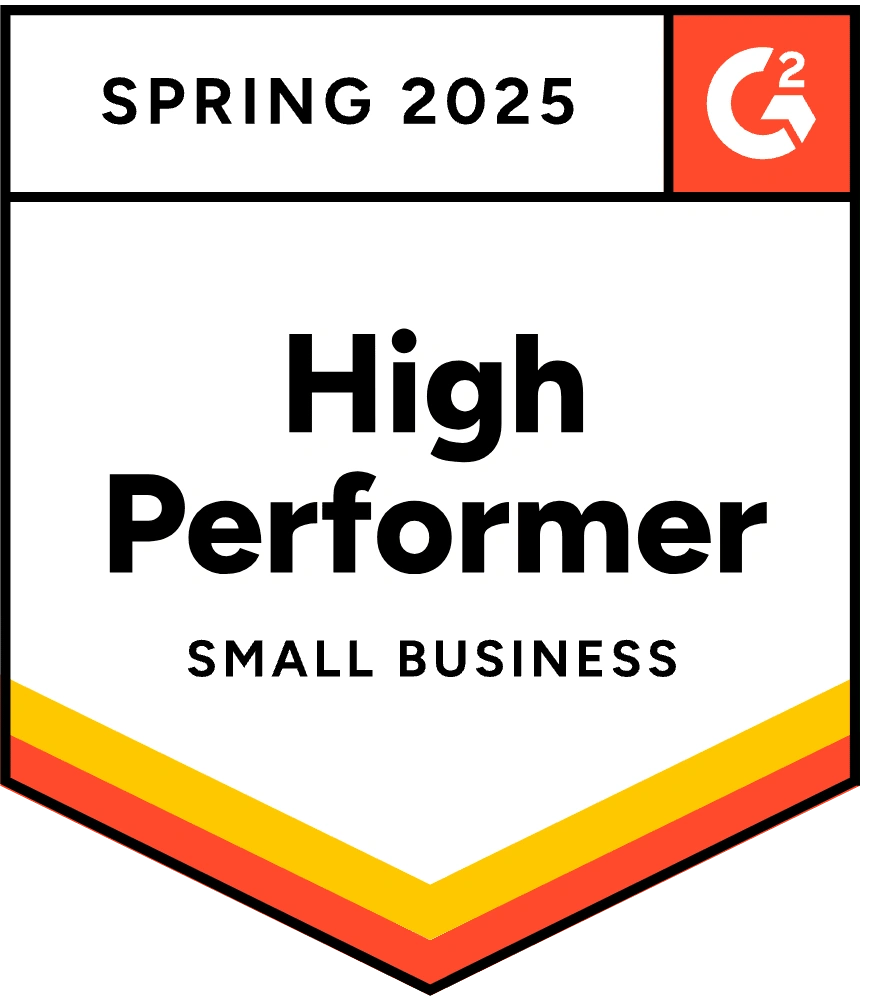 G2 Badge awarded to Descartes denied party screening software for its high performance.